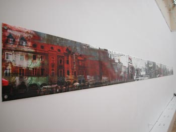 the 10 m digital print on tarpaulin from the left
